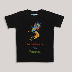 Nevertheless, She Persisted. T-shirt. Support Women's March on 8th.